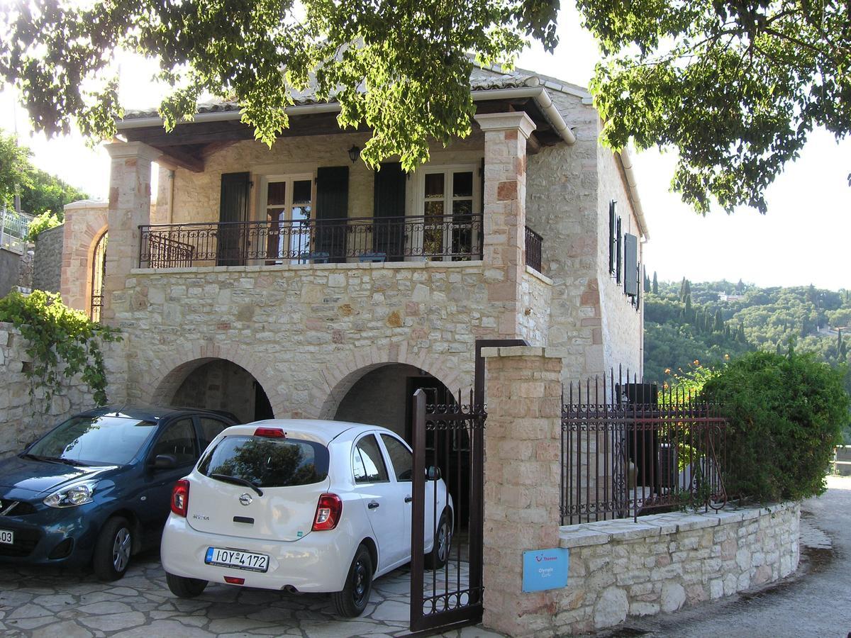 Traditional Stone Villa Olympia Viggla 外观 照片